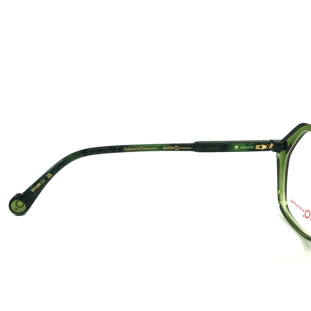 Etnia Barcelona Eyeglasses Frames CIANE GR Green Clear Geometric 53-15-138